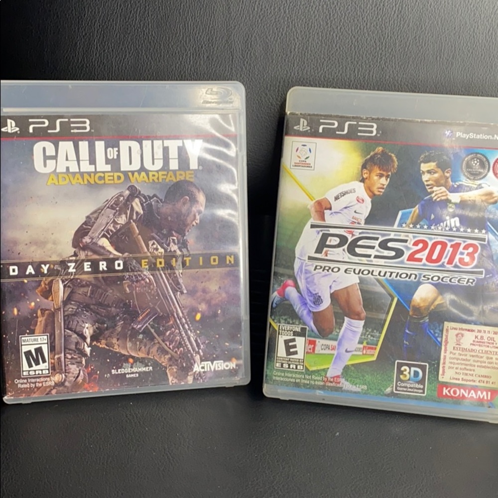 Play Station 3 Pes 13 + COD Advance Warfare